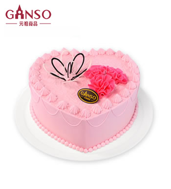 元祖鲜奶蛋糕-甜蜜如心-6,8,10号可选