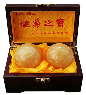 天然玉石手球 健身球-舒筋健骨、清神活血、防止高血压等慢性疾病