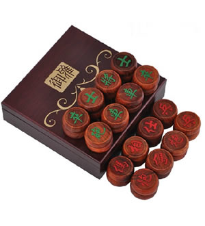 老红木象棋-正宗越南老红酸枝木,极具收藏升值潜力