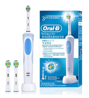 博朗 电动牙刷-抛光去渍 自然亮白