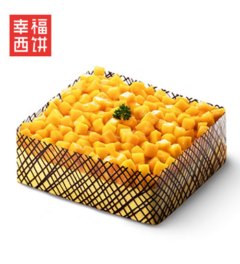 幸福西饼-芒果茫茫-芒果慕斯口味