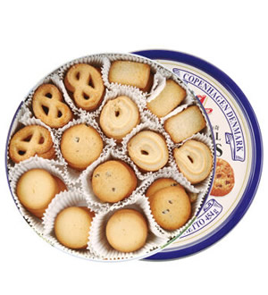 曲奇饼干礼盒-丹麦风格 454gX1罐