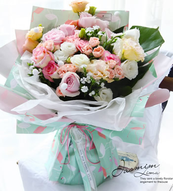 少女心-红唇玫瑰,粉雪山,粉康