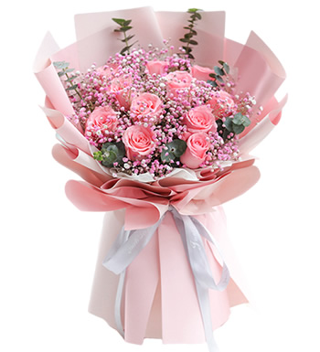 幸福生活-戴安娜玫瑰11枝