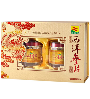 西洋参片礼盒-花旗参片切片 200g