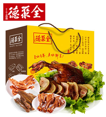 全聚德 酱鸭礼盒-酱鸭 鸭翅根 鸭掌 香辣鸭翅