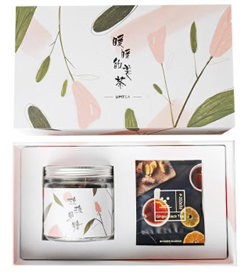 暖暖的姜茶-生姜红茶+玫瑰黑糖