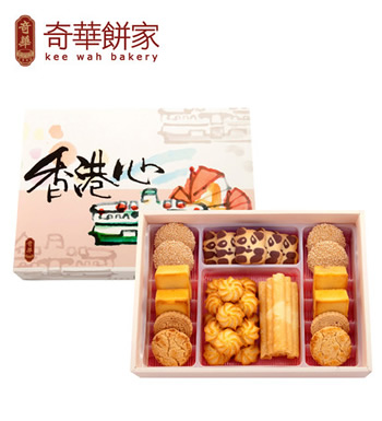 奇华饼家  传统小食甜点-香港制造 曲奇蛋卷凤梨酥