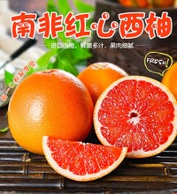 南非进口红心西柚 - 酸甜爽口 精品大果（5斤装）