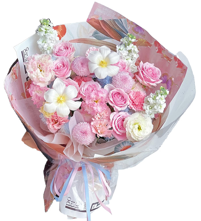 幸福港湾-玫瑰 康乃馨 紫罗兰