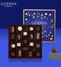 歌帝梵（GODIVA）流金系列巧克力礼盒 - 比利时进口 多种口味（19颗）
