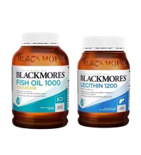 Blackmores澳佳宝 澳佳宝 大豆卵磷脂胶囊+深海鱼油胶囊 - 血管清道夫 呵护心脑眼