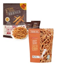 香脆猪肉条+香脆鱿鱼丝 - 香酥蓬松 口口酥香