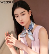 桑蚕丝小方巾 - 高档桑蚕丝 多色可选