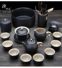 黑金茶具套组 - 多种规格可选