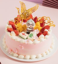 幸福西饼-金鹤祝寿 - 仙鹤展翅寓意延年益寿