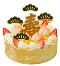 好利来-福寿满堂蛋糕 - 100%动物奶油