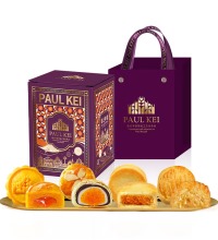 澳门葡记招牌糕点礼盒 - 坚果蛋黄酥+芝士凤梨酥+黄油生椰酥+流心奶黄饼