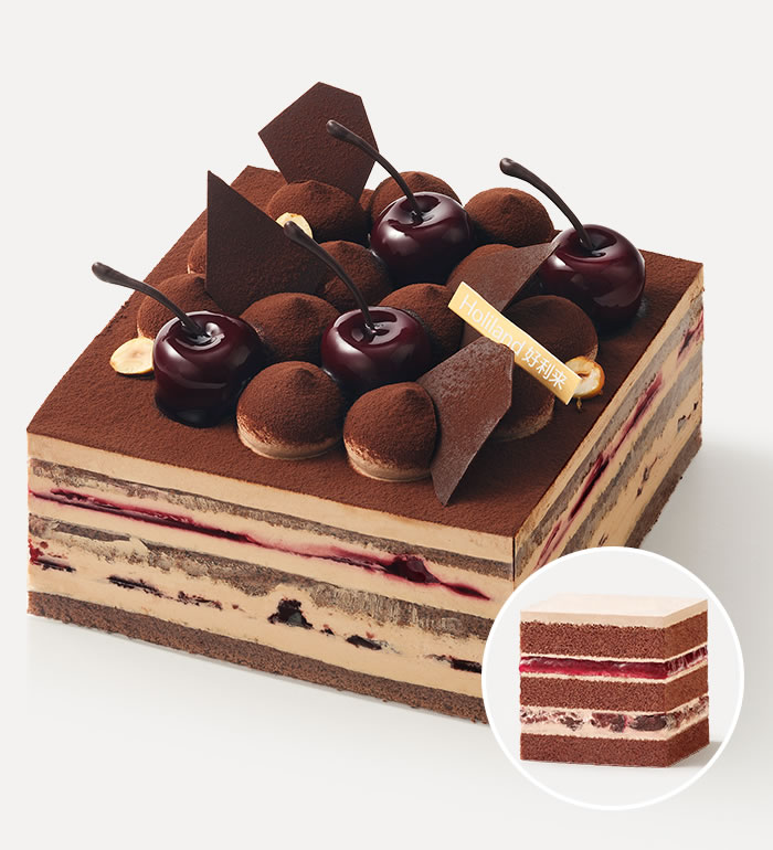 好利来-可可樱丘-黑森林口味 动物奶油