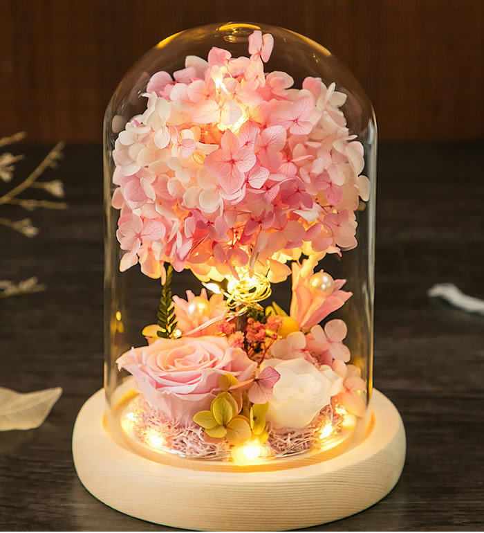 樱花树下 永生花礼盒-永不凋谢的花朵