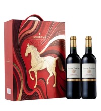 杜夫 波尔多红葡萄酒礼盒 - 法国进口 黄金品种混酿 口感丝滑柔和