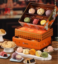 杏花楼 中式礼艺糕点礼盒 - 三层锦盒，15种心动味道