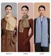 纯羊毛围巾 - 多色可选 新年礼物
