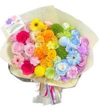 给闪闪发光的你 - 多巴胺田园风花束