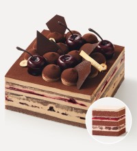 好利来-可可樱丘 - 黑森林口味 动物奶油