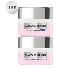 欧莱雅 净透亮白亮肌日晚霜组合装 - 日霜50ml+晚霜50ml