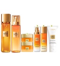 欧莱雅 高端护肤系列（6件套） - 洁面+水+乳液+面霜+赠礼