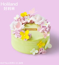 好利来-蝶舞花境 - 玫瑰芋泥/慕斯