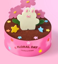 好利来-心愿花园蛋糕 - 玫瑰芋泥/慕斯