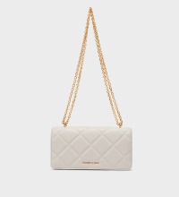 油画菱格链条小方包 - 夏新款 多色可选