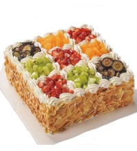 乌鲁木齐布朗先生-水果缤纷蛋糕 - 新鲜水果 纯动物奶油
