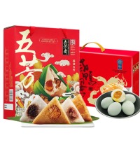 五芳斋 豪华粽子鸭蛋礼盒 - 6味12粽+12只咸鸭蛋