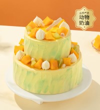 幸福西饼-芒果乐园 - 夏日清新芒果蛋糕
