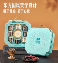 草本韵藏珍藏礼盒 - 精选长白山西洋参 安徽九制黄精等珍藏药材